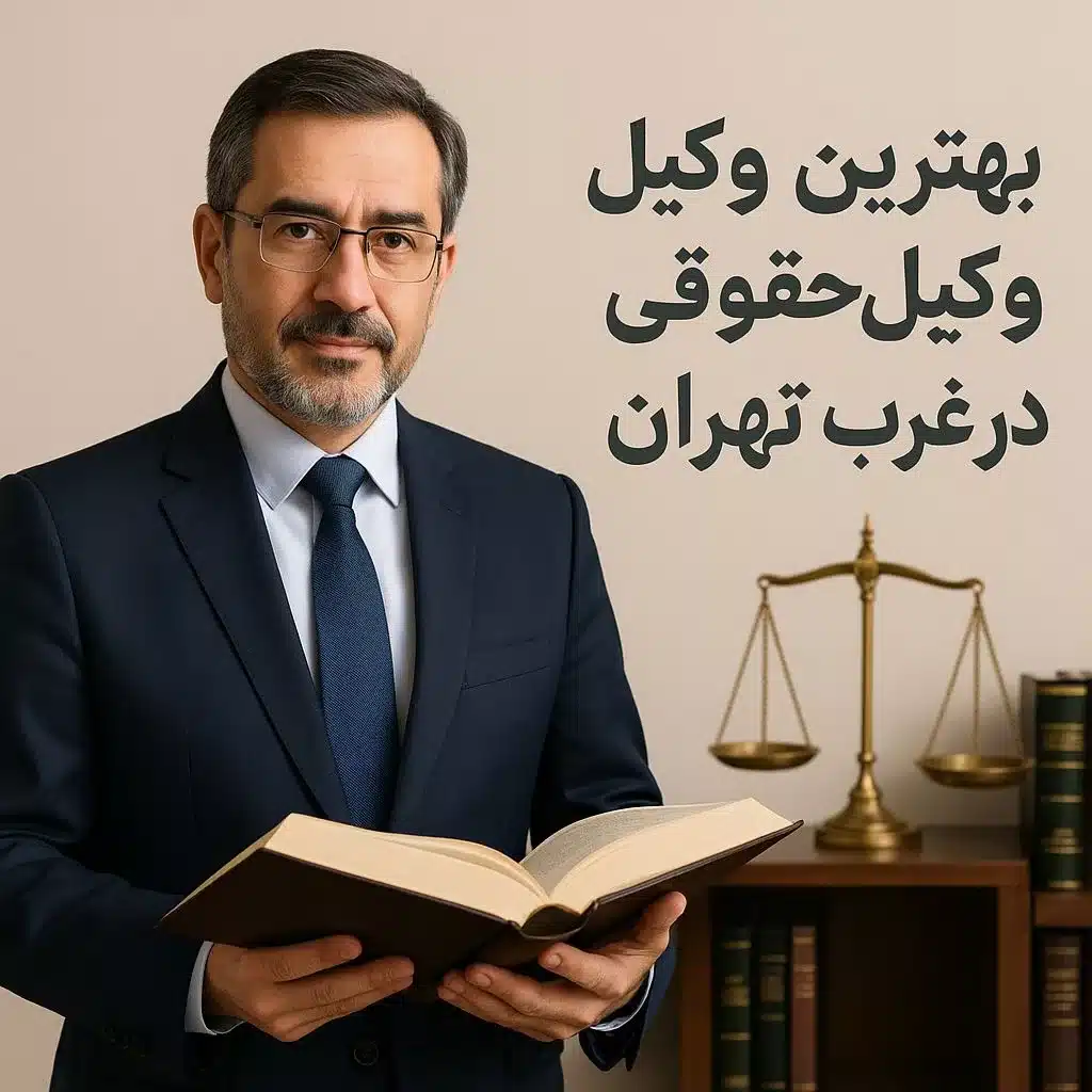 بهترین وکیل حقوقی غرب تهران (1404)